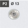 P2 - Zámok s vnútorným šesťhranom a bezpečnostným kolíkom malý