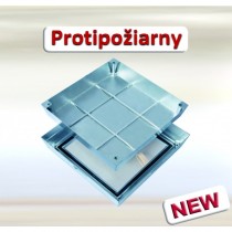 Šachtový poklop Systém PRO+Maxi Protipožiarny - Žiarovo pozinkovaná oceľ